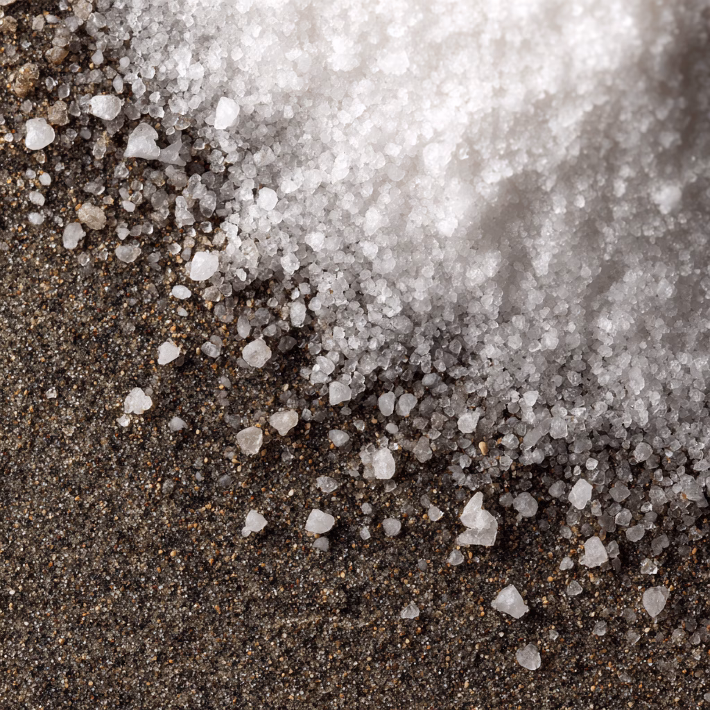 M&eacute;lange de sel & sable antid&eacute;rapant